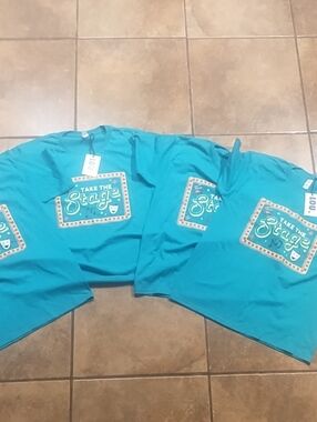 Jerzees Kids' Turquoise 'Take The Stage' Graphic Tee